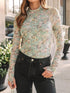 Lovelet Mock Neck Long Sleeve Top - MyEmpired