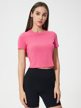 Millennia Round Neck Short Sleeve Active T-Shirt - MyEmpired