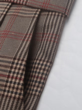 Perfee Plaid Straight Pants with Pockets - MyEmpired