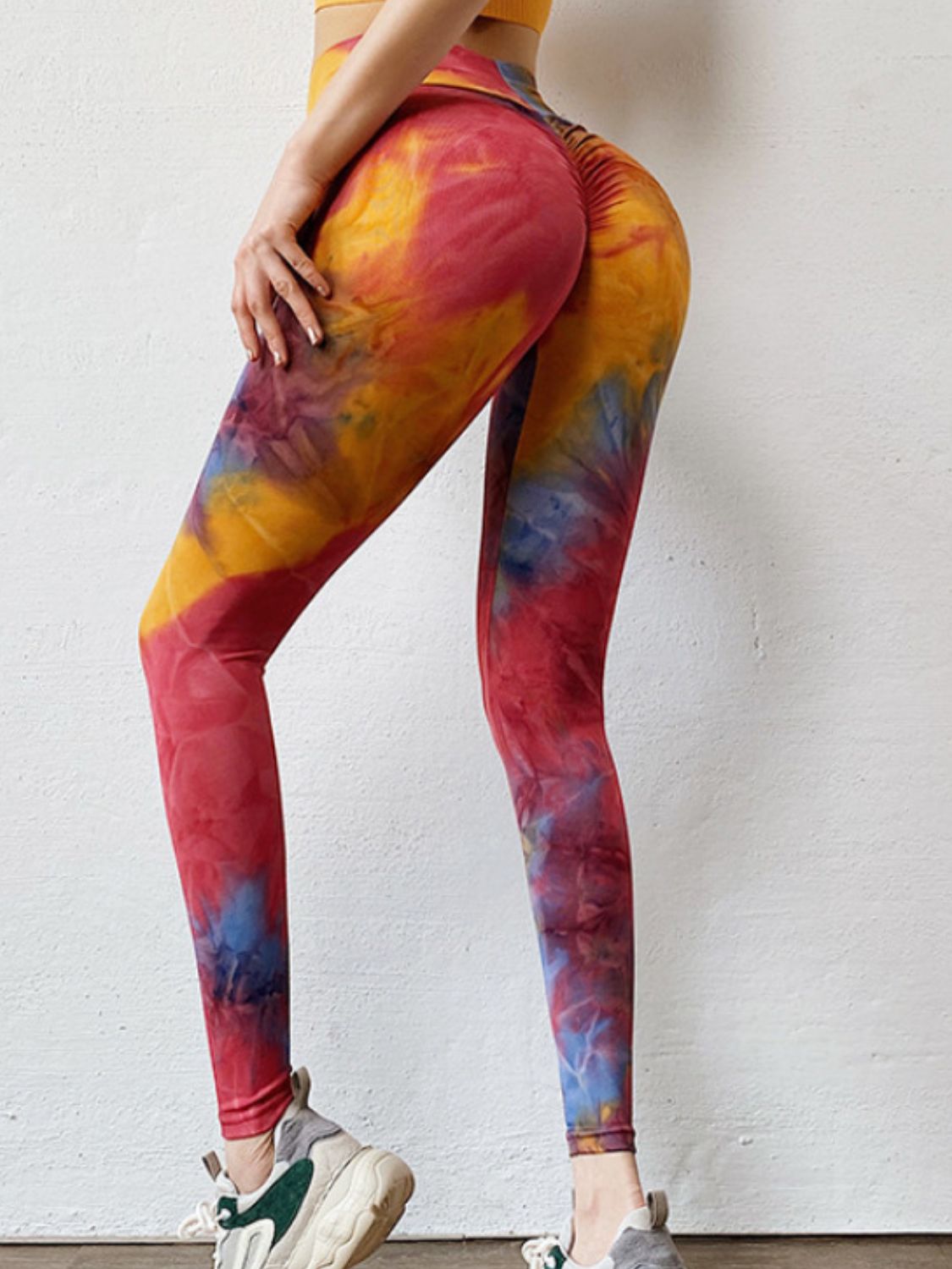Tie-Dye High Waist Active Leggings - MyEmpired