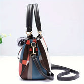Grid Patterned Shoulder Bag - MyEmpired