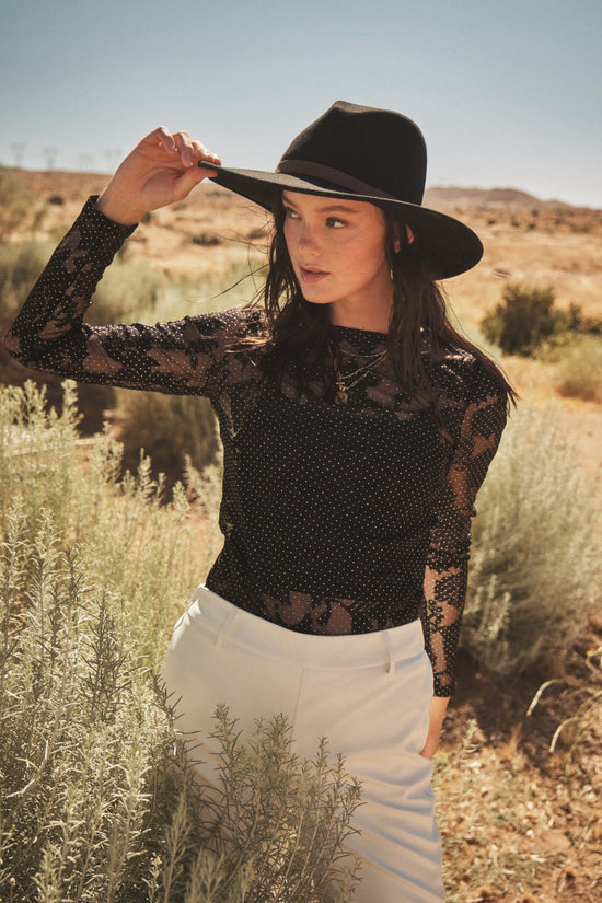 Ces Femme Floral Lace Mesh Bodysuit - MyEmpired