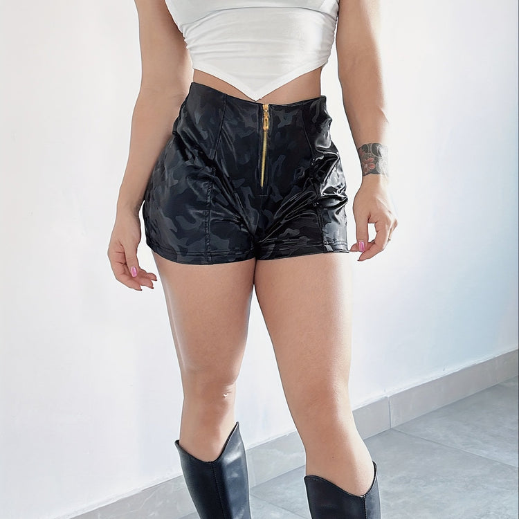 Zipper Front Shorts - MyEmpired