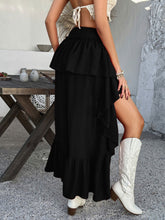 Devine High-Low Ruched Layered Skirt - MyEmpired