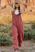 Double Take Full Size V-Neck Sleeveless Jumpsuit with Pockets - MyEmpired