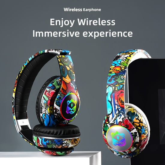 Wireless Headphones with Stereo Sound and Noise Reduction/Long Battery Life/E-Sports Gaming Headphones/Foldable Headphones, a Gift for Everyone to Enjoy Music Anytime, Anywhere! - MyEmpired