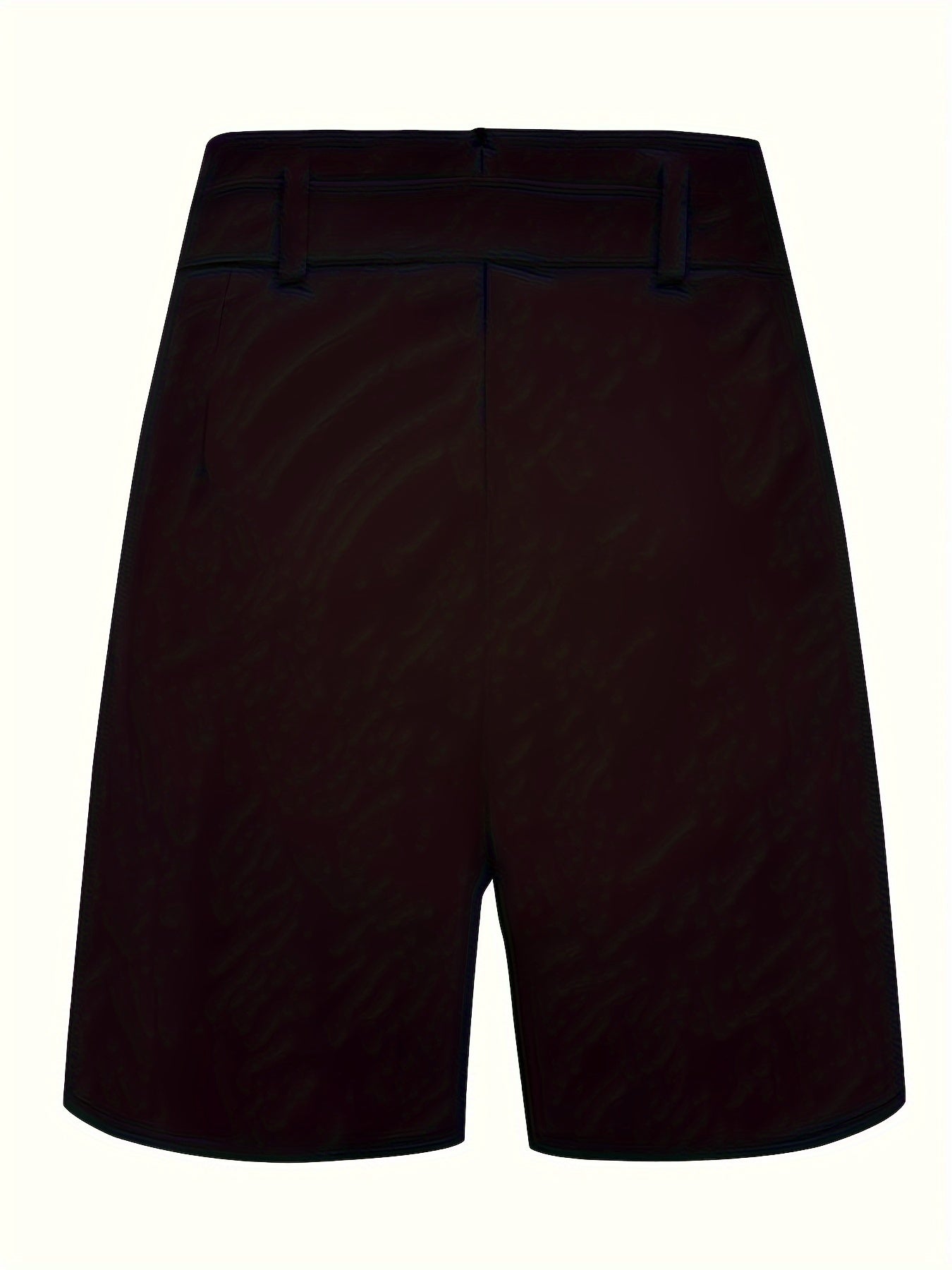 Y2K Solid Button Front Shorts, Tie Waist Beach Summer High Waist Shorts, Women&