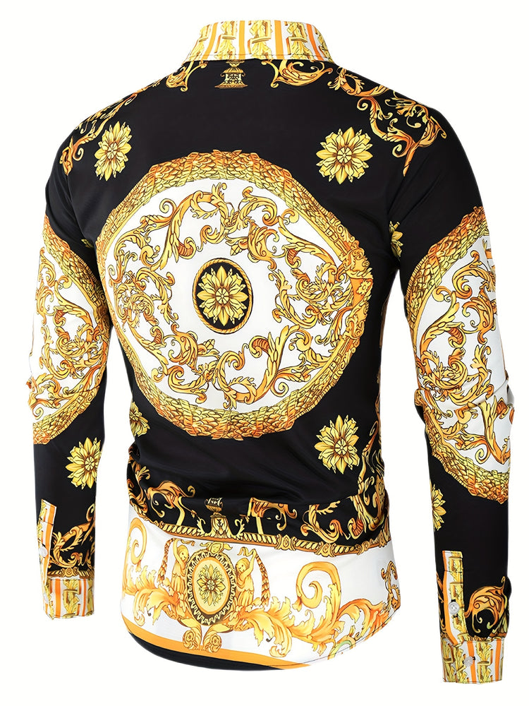Baroque Style Pattern Men&