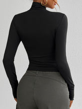 Devine Mock Neck Long Sleeve T-Shirt - MyEmpired