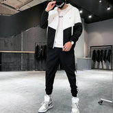 Tracksuit Casual Joggers Hooded Sportswear Jackets And Pants 2 Piece Sets - MyEmpired