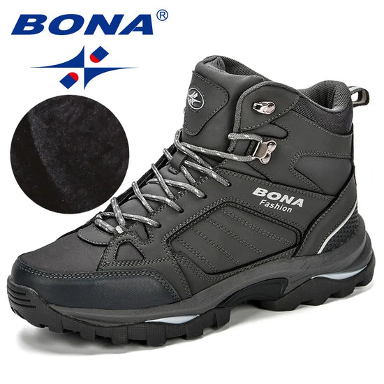 BONA Men Boots Anti-Skidding Leather - MyEmpired