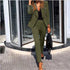 Women Jacket Blazer Suit Fashion Casual Ladies Solid Color Two Piece 2021 Autumn Winter Office Wear Elegant Suit Jacket Pants - MyEmpired