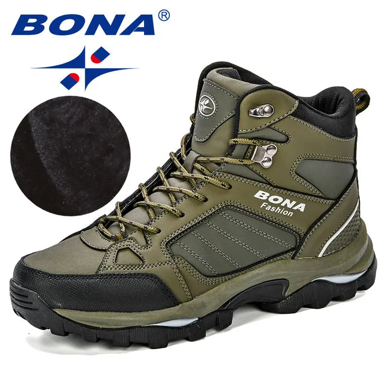 BONA Men Boots Anti-Skidding Leather - MyEmpired