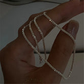 Popular Sparkling Necklace For Women Clavicle Chain Choker Fashion Jewelry Wedding Party Birthday Gift - MyEmpired