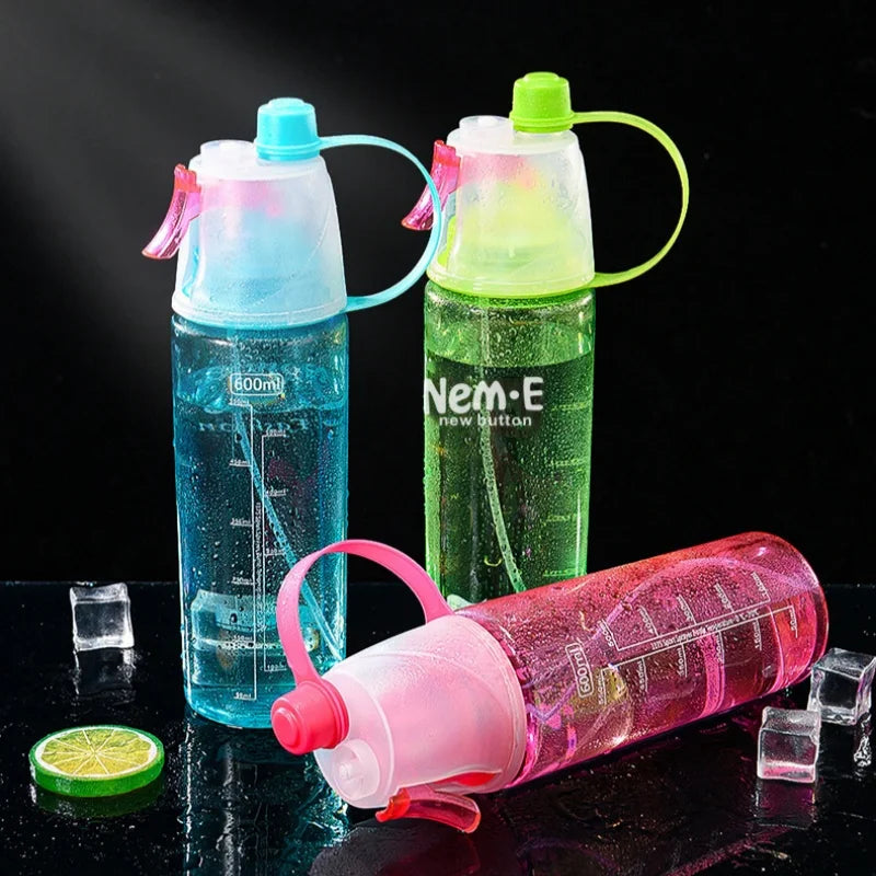 20.3oz Sports Water Bottle Portable Leakproof Spray Water