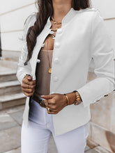 Casual O-neck Long Sleeve Jacket Outerwear Office Lady Spring Autumn Fashion Elegant Solid Blazer Coat For Women 2024 Female Top - MyEmpired