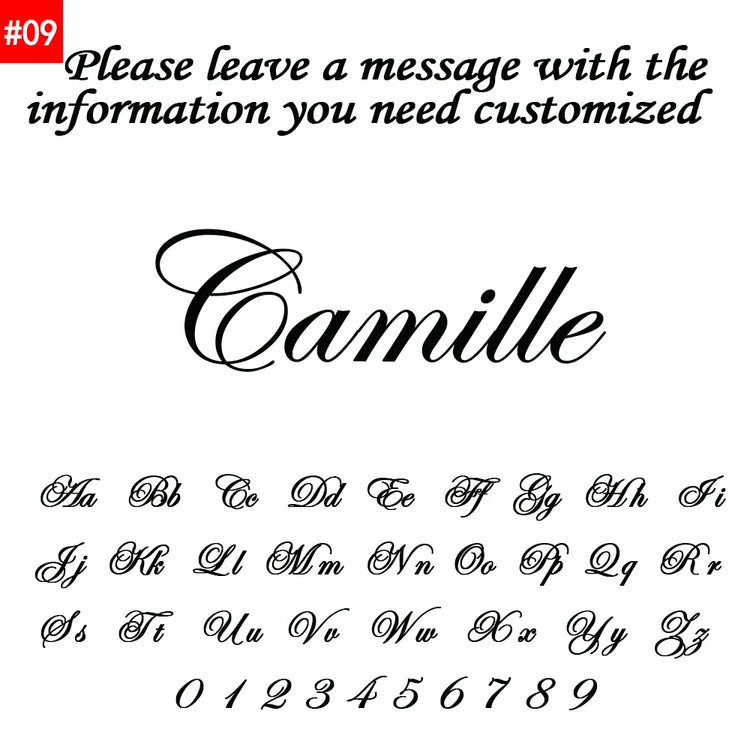 Customized Name Letter Necklace - MyEmpired