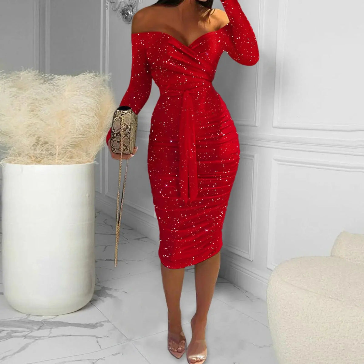 Sexy Off Shoulder Long Sleeve - MyEmpired