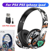 LED Graffiti Foldable Wireless Bluetooth Headphones - MyEmpired