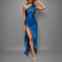 Summer Off Shoulder Satin Dress Sexy Backless Strapless Bodycon Dress For Women Elegant Wedding Cocktail Evening Party Dresses - MyEmpired