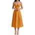 Women y2k Square Neck Lace Trim Boho Long Maxi Dress Floral Sleeveless Low Cut Split Side Bodycon Corset Sundress Streetwear - MyEmpired
