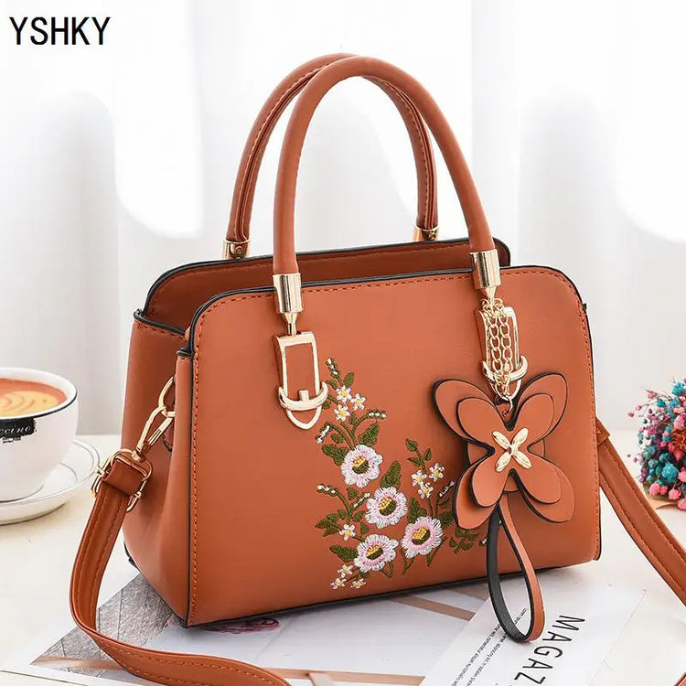 Lychee pattern PU Portable bucket bag - MyEmpired