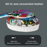 Wireless Bluetooth Headphones Graffiti Design Earphones - MyEmpired