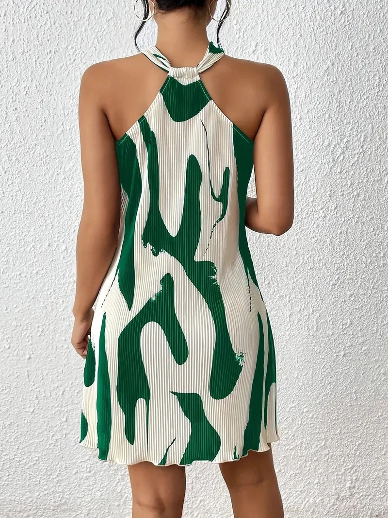 new spring and summer printed sexy off-shoulder