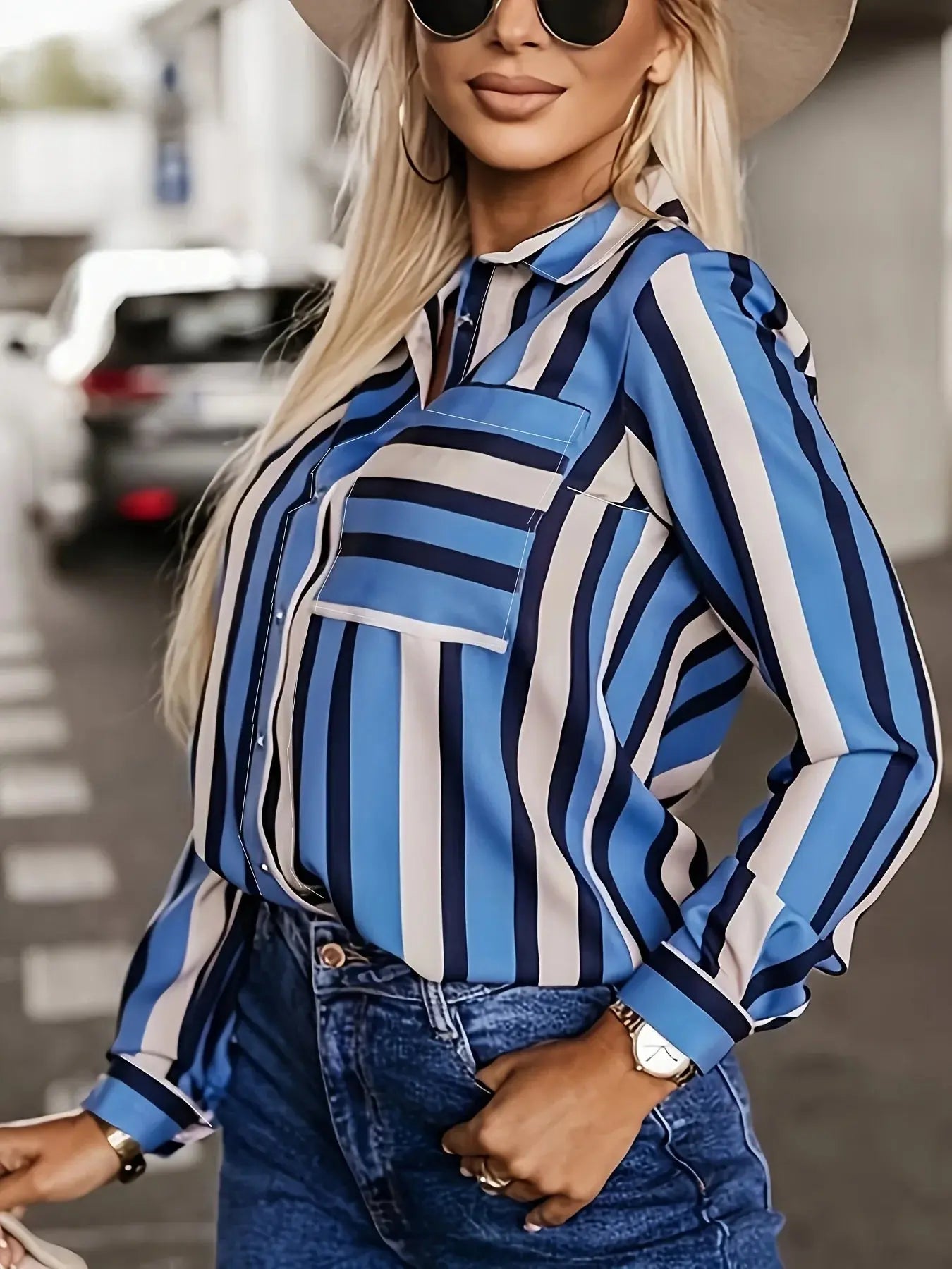 Plus Size Casual Blouse - MyEmpired