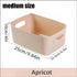 Desktop storage box cosmetics miscellaneous items snacks storage basket kitchen organizing box household drawer plastic storage - MyEmpired