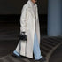 Blends Coats Autumn Casual Fashion Lace Up Trend Warm Jacket Long-Sleeved Lapel Coats Women&