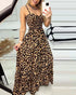 Vestidos Largos Leopard Print T-shirt Dress, Sexy Temperament Long Dress, Elegant, Summer, 2024 Elegant And Sexy Women Clothing - MyEmpired