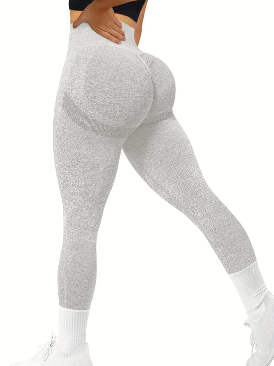 Seamless Butt Lifting Workout Leggings For Women, High Waist Yoga Compression Tights Pants, Women&