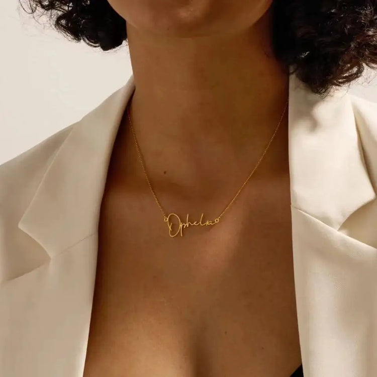 Customized Name Letter Necklace - MyEmpired