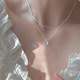 New Shiny Butterfly Necklace Ladies Exquisite Double Layer Clavicle Chain Necklace Jewelry for Ladies Gift - MyEmpired