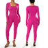 Bodycon Slim Jumpsuit For Women‘s Clothing Zipper Casual Brown Fitness Rompers Autumn 2024 Playsuit Activity Streetwear Overall - MyEmpired