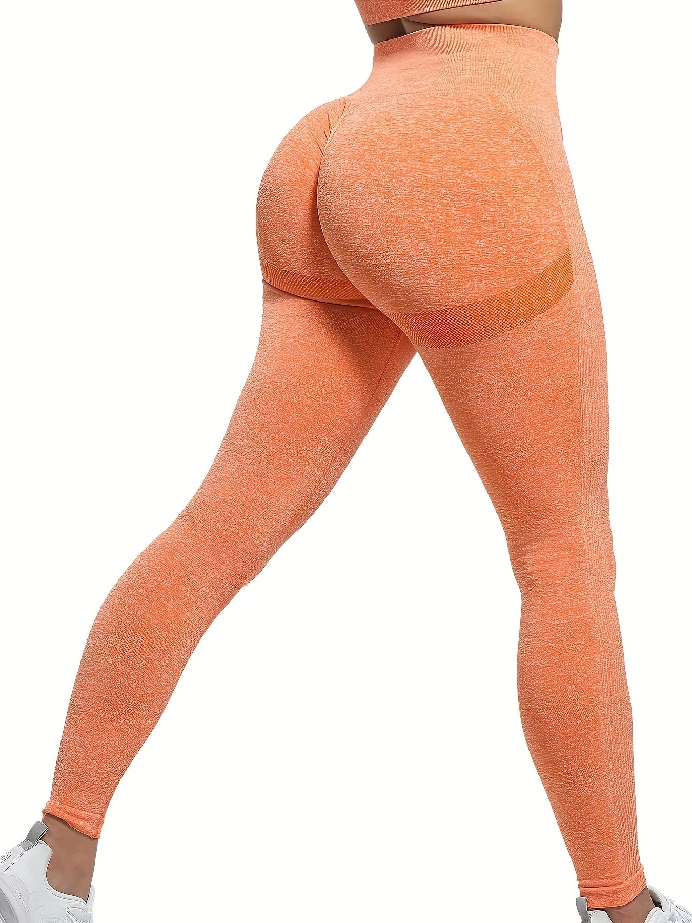 Seamless Butt Lifting Workout Leggings For Women, High Waist Yoga Compression Tights Pants, Women&