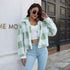 Plaid Double-faced Fleece Jacket - MyEmpired