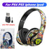 LED Graffiti Foldable Wireless Bluetooth Headphones - MyEmpired