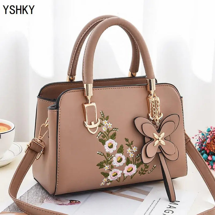 Lychee pattern PU Portable bucket bag - MyEmpired