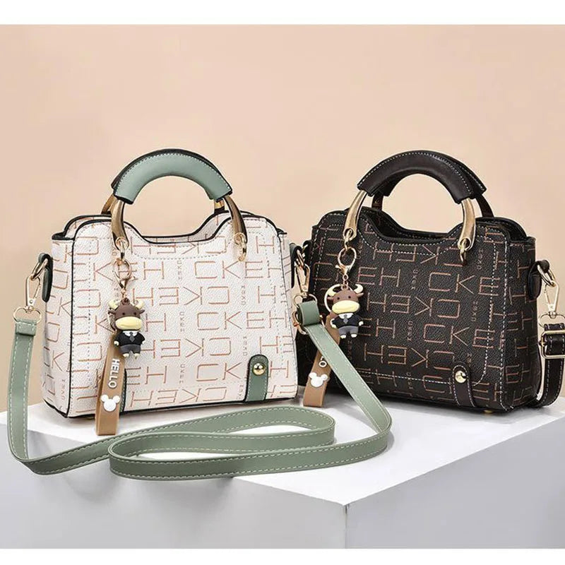 New brand shoulder Bag for 2024 luxury designer handbag women Handbags leather Printed monogram single shoulder straddle bag - MyEmpired