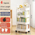 Mobile Storage Rack Trolley Household Kitchen Multifunctional Cart With Wheels Rack Bedroom Multi-Layer Storage Home Accessories - MyEmpired