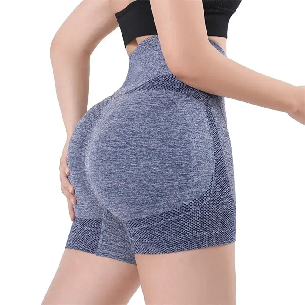 Stretchy Women Yoga Shorts High Waist Lift Butt Pants Breathable and Comfortable Suitable for Workout and Sports