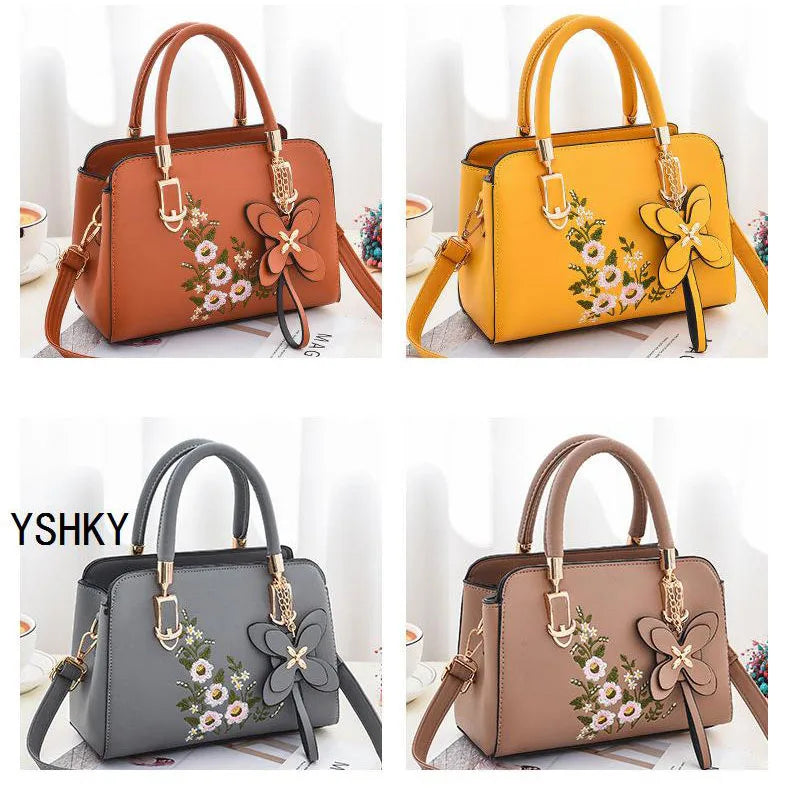 Lychee pattern PU Portable bucket bag - MyEmpired