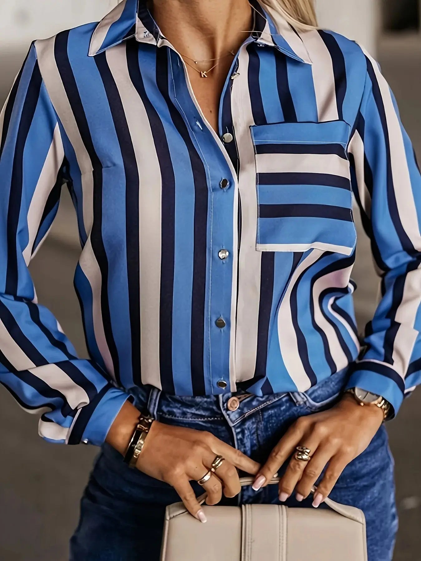 Plus Size Casual Blouse - MyEmpired