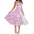 Women y2k Square Neck Lace Trim Boho Long Maxi Dress Floral Sleeveless Low Cut Split Side Bodycon Corset Sundress Streetwear - MyEmpired