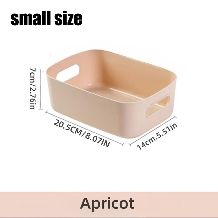 Desktop storage box cosmetics miscellaneous items snacks storage basket kitchen organizing box household drawer plastic storage - MyEmpired