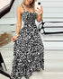 Vestidos Largos Leopard Print T-shirt Dress, Sexy Temperament Long Dress, Elegant, Summer, 2024 Elegant And Sexy Women Clothing - MyEmpired