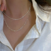 Necklace Silver Color Sparkling - MyEmpired