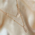 Luxury Silver-color AAA Zircon Choker Two-Layers Necklace Simple Shiny Pendants For Women Fine Jewelry - MyEmpired